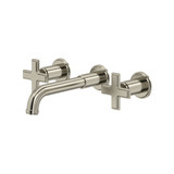 Manifesto™ Wall Mount Lavatory Faucet Trim - Brushed Nickel | Model Number: TMF03+BN