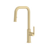 Authentica™ Pull-Down Kitchen Faucet With U-Spout - Satin Brass US4 | Model Number: AUSQ201US4