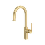 Authentica™ Pull-Down Kitchen Faucet With Single Spray - Satin Brass US4 | Model Number: AU101US4