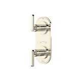 Apothecary™ 1/2" Thermostatic Trim With Diverter - Polished Nickel | Model Number: TAP12W2LMPN
