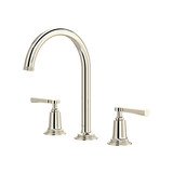 Apadana™ Widespread Lavatory Faucet With C-Spout - Polished Nickel | Model Number: AD08D3LRPN