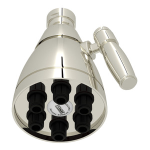 2 1/2 Inch Adjustable 6 Jet Showerhead - Polished Nickel | Model Number: WI0120PN - Product Knockout