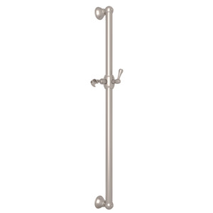 42 Inch Decorative Grab Bar with Lever Handle Slider - Satin Nickel | Model Number: 1269STN - Product Knockout