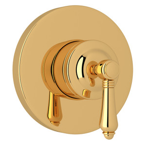 4-Port 3-Way Diverter Trim - Italian Brass with Metal Lever Handle | Model Number: A2700NLMIBTO - Product Knockout