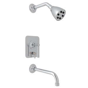 Graceline Pressure Balance Shower Package - Polished Chrome with Metal Lever Handle | Model Number: MBKIT230NLMAPC - Product Knockout