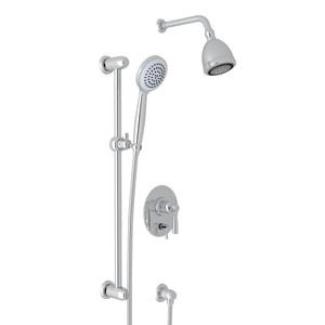 Holborn Pressure Balance Shower Package - Polished Chrome with Metal Lever Handle | Model Number: U.KIT890NLS-APC - Product Knockout