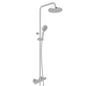 Mod-Fino Exposed Wall Mount Thermostatic Shower System - Polished Chrome | Model Number: C72KIT1-APC - Product Knockout