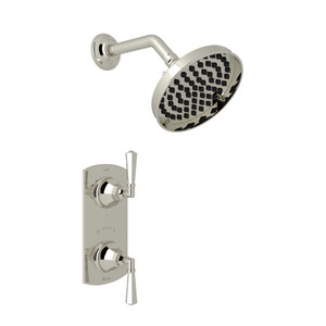 Palladian Thermostatic Shower - Polished Nickel with Metal Lever Handle | Model Number: AKIT57LM-PN - Product Knockout