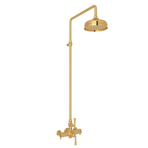 Palladian Thermostatic Shower Package - Italian Brass with Metal Lever Handle | Model Number: AKIT48174LMIB - Product Knockout