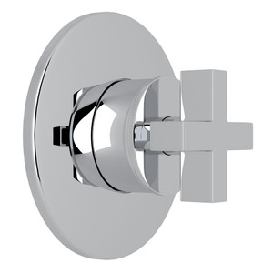 Pirellone 4-Port 3-Way Diverter Trim Only - Polished Chrome with Cross Handle | Model Number: BA27NX-APC/TO - Product Knockout