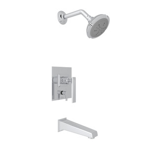 VINCENT AKIT120NLV Pressure Balance Shower Package - Polished Chrome with Metal Lever Handle | Model Number: AKIT120NLVAPC - Product Knockout