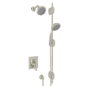 VINCENT AKIT130NLV Pressure Balance Shower Package - Polished Nickel with Metal Lever Handle | Model Number: AKIT130NLVPN - Product Knockout