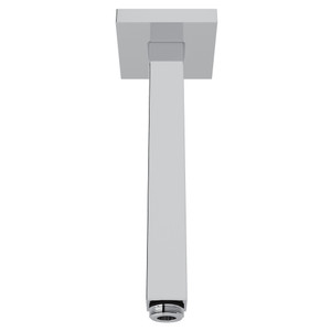 6 3/8 Inch Modern Square Ceiling Mount Shower Arm - Polished Chrome | Model Number: 1510/6APC - Product Knockout