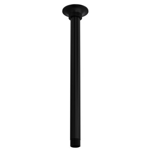 12" Ceiling Mount Shower Arm - Matte Black | Model Number: MB3551MB