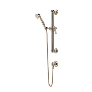 Handshower Set With 24" Grab Bar And Single Function Handshower - Satin Nickel | Model Number: 1282STN