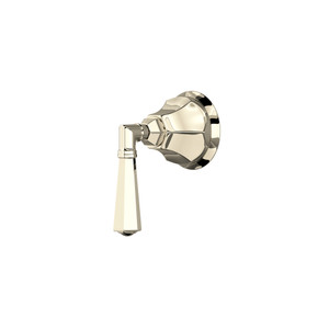 Palladian Trim for Volume Controls and Diverters - Polished Nickel with Metal Lever Handle | Model Number: A4812LMPNTO - Product Knockout
