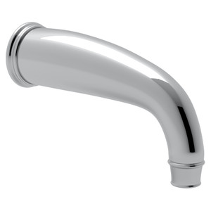 Georgian Era Wall Mount C-Spout Tub Spout - Polished Chrome | Model Number: U.3605APC - Product Knockout