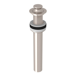 Non-Slotted Lift and Turn Drain - Satin Nickel | Model Number: 8446STN - Product Knockout