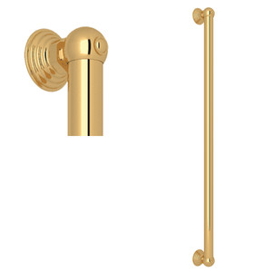 36 Inch Decorative Grab Bar - Italian Brass | Model Number: 1262IB - Product Knockout