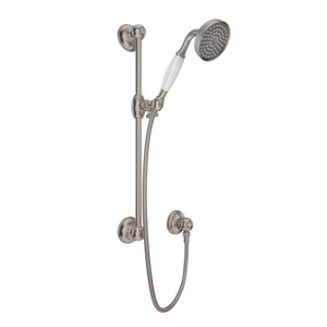 Handshower Set With 22" Slide Bar And Single Function Handshower - Satin Nickel | Model Number: 1300ESTN