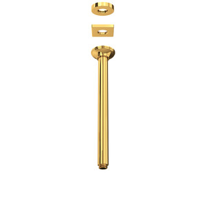 13" Ceiling Mount Shower Arm - Italian Brass | Model Number: 1505/12IB