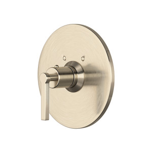 Lombardia® 3/4" Thermostatic Trim Without Volume Control - Satin Nickel | Model Number: A4214LMSTN