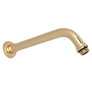 Holborn 7 1/4 Inch Angled Wall Mount Shower Arm - English Gold | Model Number: U.5882EG - Product Knockout