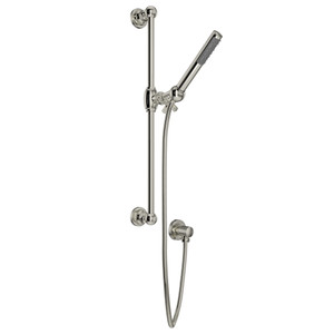 Handshower Set With 21" Slide Bar And Single Function Handshower - Polished Nickel | Model Number: AKIT8073XMPN