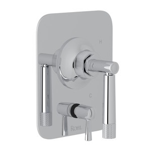 Graceline Pressure Balance Trim with Diverter - Polished Chrome with Metal Lever Handle | Model Number: MB2044NLMAPC - Product Knockout