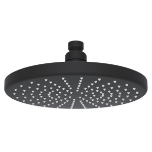 8 Inch Rodello Circular Rain Showerhead - Matte Black | Model Number: 1075/8MB - Product Knockout