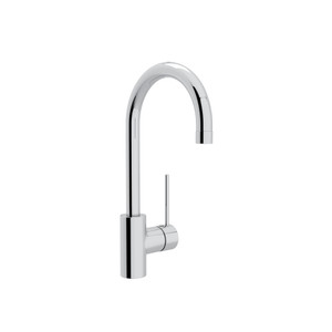 Pirellone Side Lever Bar and Food Prep Faucet - Polished Chrome with Metal Lever Handle | Model Number: LS53L-APC-2 - Product Knockout