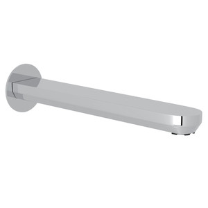 Meda Wall Mount Bathtub Spout - Polished Chrome | Model Number: LV24-APC - Product Knockout