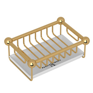 Free Standing Soap Basket - English Gold | Model Number: U.6972EG - Product Knockout