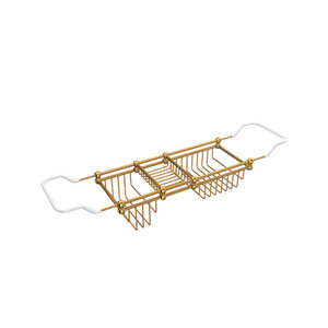 Edwardian 28 -32 Inch Bath Rack - English Gold | Model Number: U.6910EG - Product Knockout