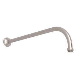 15 Inch Reach Wall Mount Shower Arm - Satin Nickel | Model Number: U.5384STN - Product Knockout