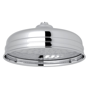 Perrin & Rowe Deco 8 Inch Rain Showerhead - Polished Chrome