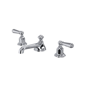Edwardian™ Widespread Lavatory Faucet With Low Spout - Polished Chrome | Model Number: U.3705L-APC-2