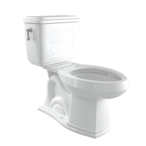 Victorian Elongated Close Coupled 1.28 GPF High Efficiency Toilet - Satin Nickel | Model Number: U.KIT113-STN - Product Knockout