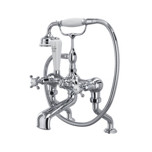 Traditional Exposed Deck Mount Tub Filler - Polished Chrome | Model Number: U.3501X/1-APC