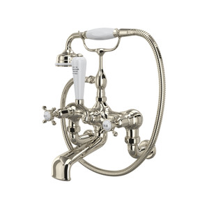 Traditional Exposed Wall Mount Tub Filler - Polished Nickel | Model Number: U.3511X/1-PN