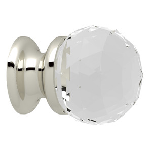 Swarovski Crystal 1 3/16 Inch Pull Knob - Polished Nickel | Model Number: A1479CPN - Product Knockout