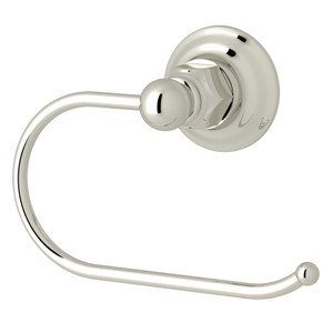 Wall Mount Toilet Paper Holder - Polished Nickel | Model Number: ROT8PN - Product Knockout