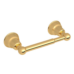Arcana Wall Mount Single Spring-Loaded Toilet Paper Holder - Italian Brass | Model Number: CIS18IB - Product Knockout