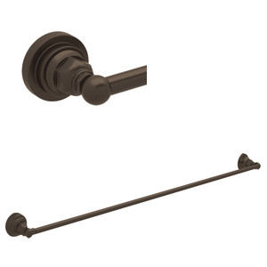 Wall Mount 30 Inch Single Towel Bar - Tuscan Brass | Model Number: ROT1/30TCB - Product Knockout