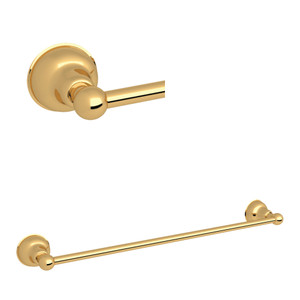 Arcana Wall Mount 30 Inch Single Towel Bar - Italian Brass | Model Number: CIS1/30IB - Product Knockout