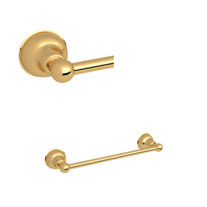 Arcana Wall Mount 18 Inch Single Towel Bar - Italian Brass | Model Number: CIS1/18IB - Product Knockout