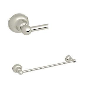 Arcana Wall Mount 24 Inch Single Towel Bar - Polished Nickel | Model Number: CIS1/24PN - Product Knockout