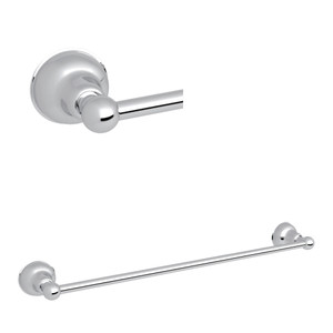 Arcana Wall Mount 30 Inch Single Towel Bar - Polished Chrome | Model Number: CIS1/30APC - Product Knockout