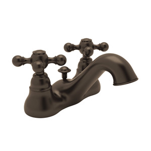 Arcana 4 Inch Centerset Bathroom Faucet - Tuscan Brass with Cross Handle | Model Number: AC95X-TCB-2 - Product Knockout