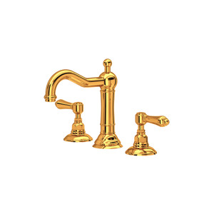 Acqui® Widespread Lavatory Faucet - Italian Brass | Model Number: A1409LMIB-2